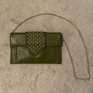 Olive green clutch/bag